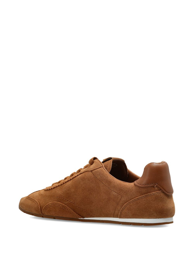 lace-up suede sneakers 4
