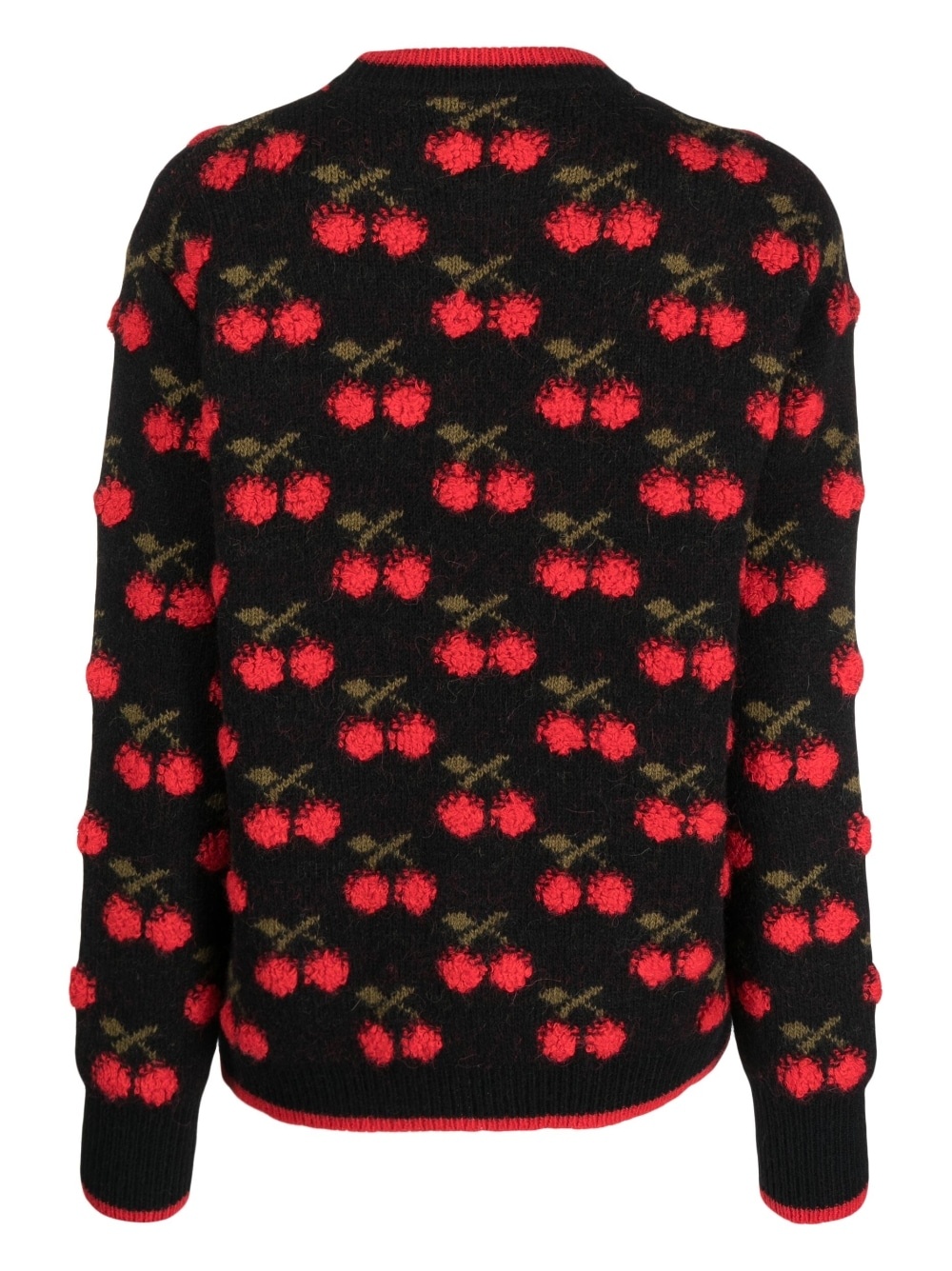 cherry-print jumper - 2