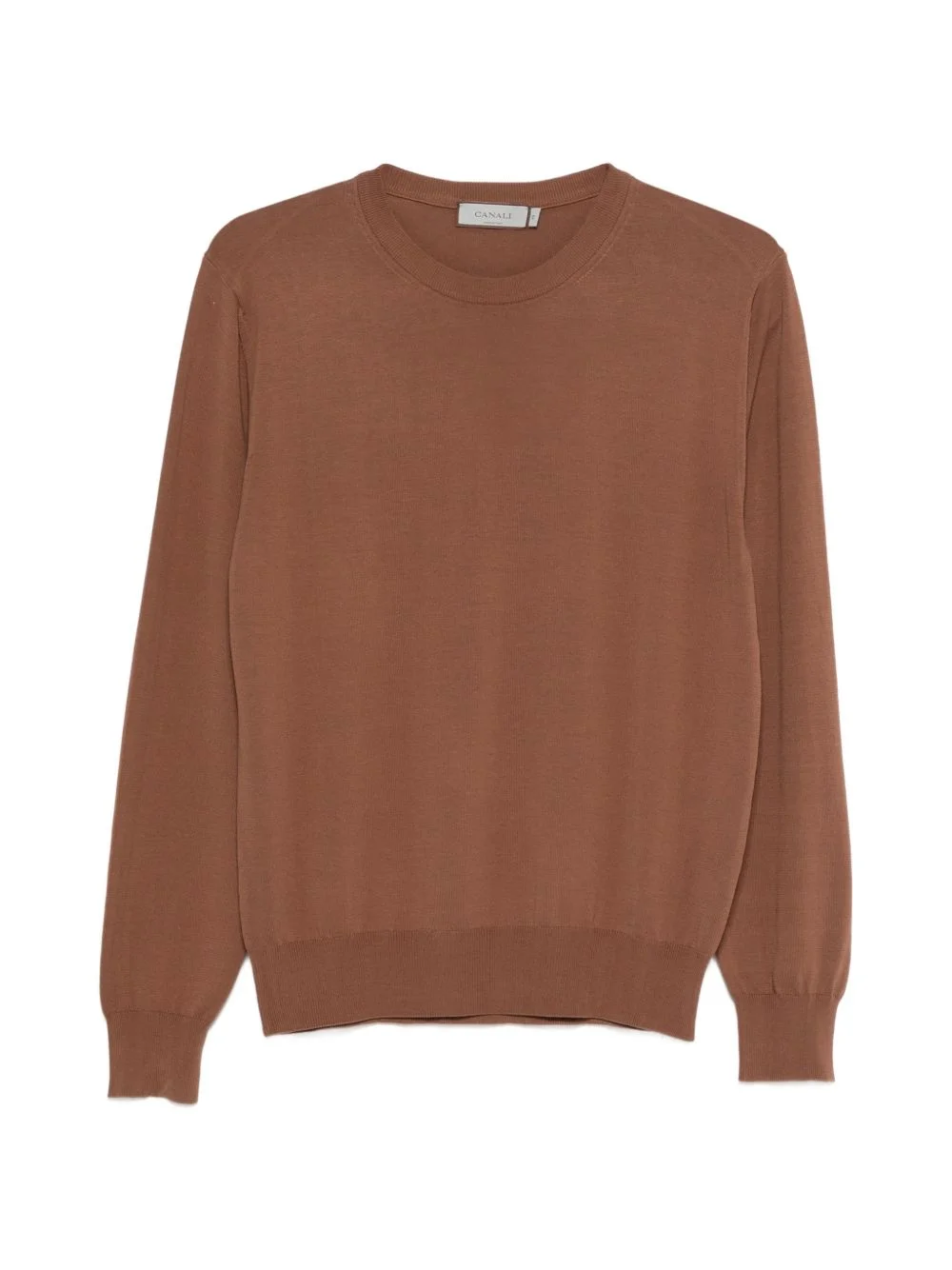 crew-neck long-sleeve sweater - 1