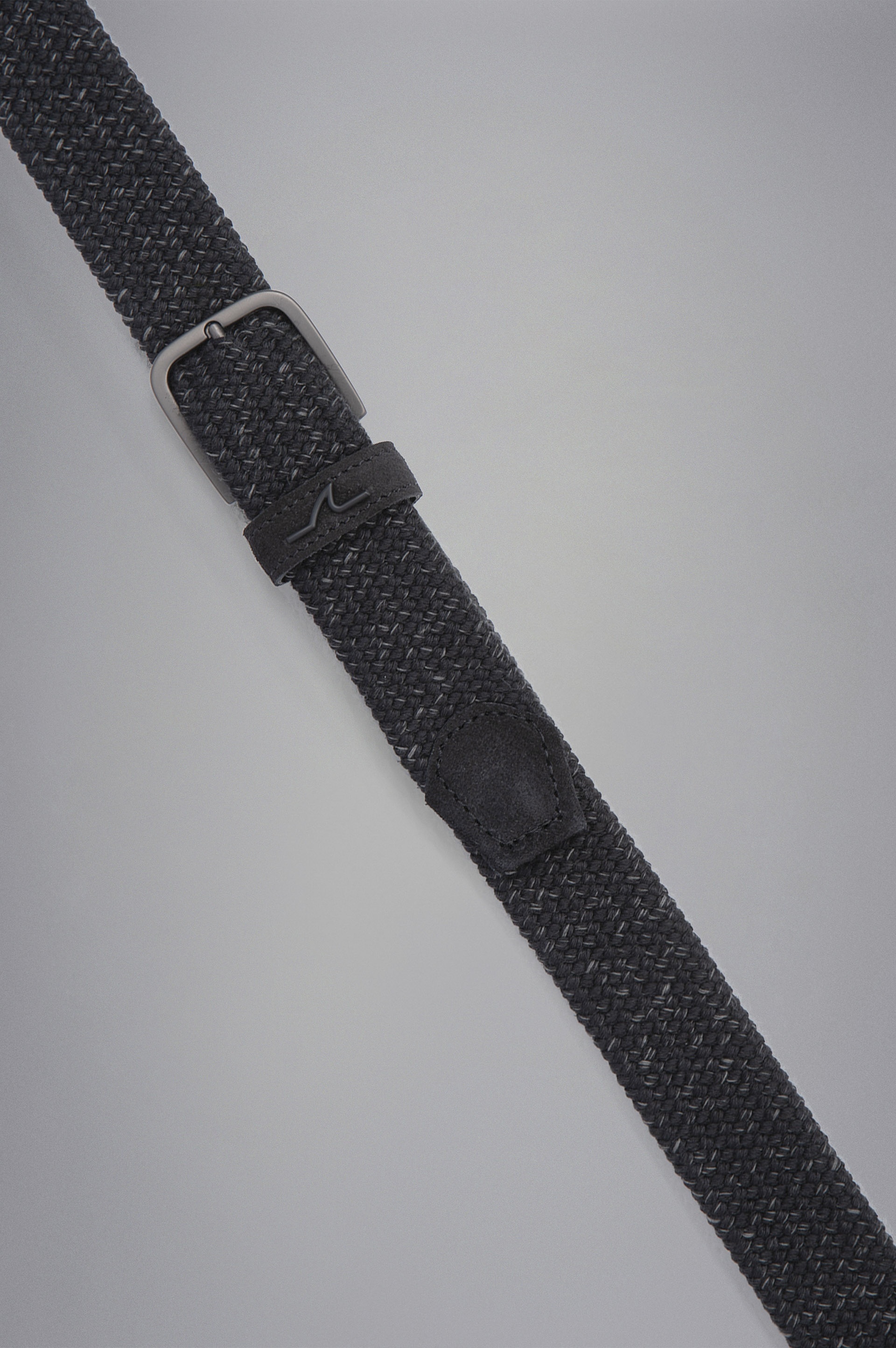 WOOL ELASTIC BELT WITH LEATHER TRIMMINGS - 2