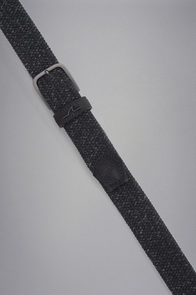 Paul & Shark WOOL ELASTIC BELT WITH LEATHER TRIMMINGS outlook