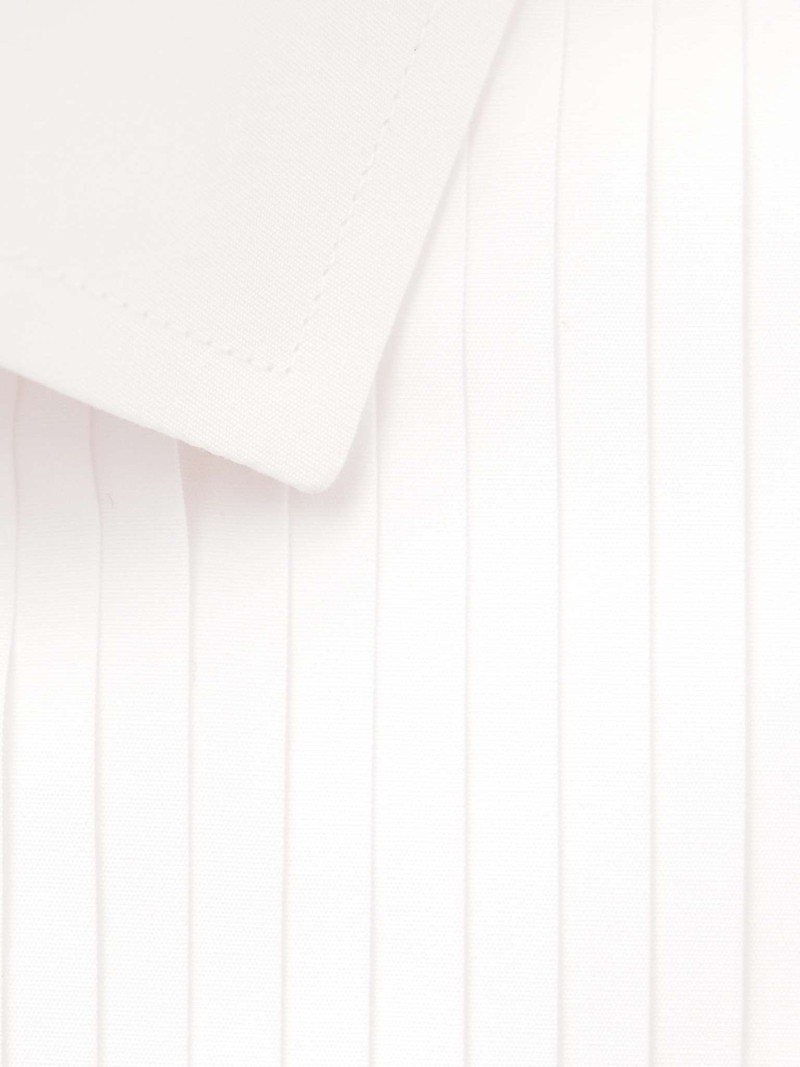 더블 커프 Bib-Front Cotton-Poplin 셔츠 5