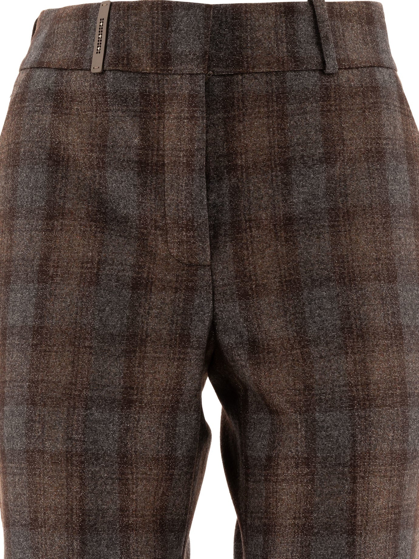 パンツ PESERICO FW24 Check wool trousers (P04629U 08306951) Other Designers Peserico - Peserico Check Wool Trousers