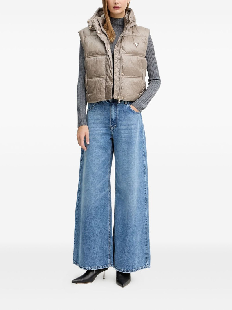 GUESS USA hooded quilted gilet outlook