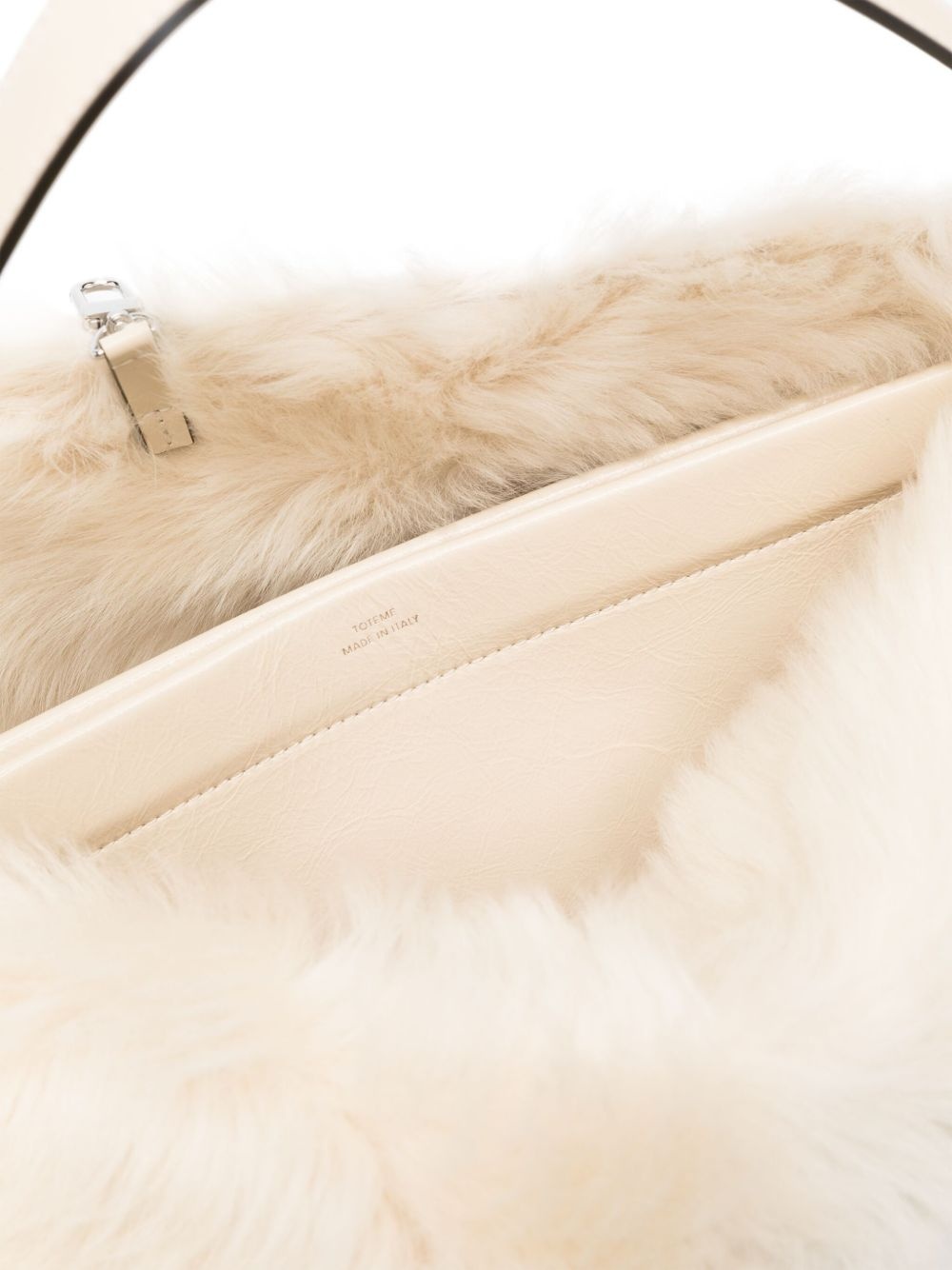 shearling tote bag - 4