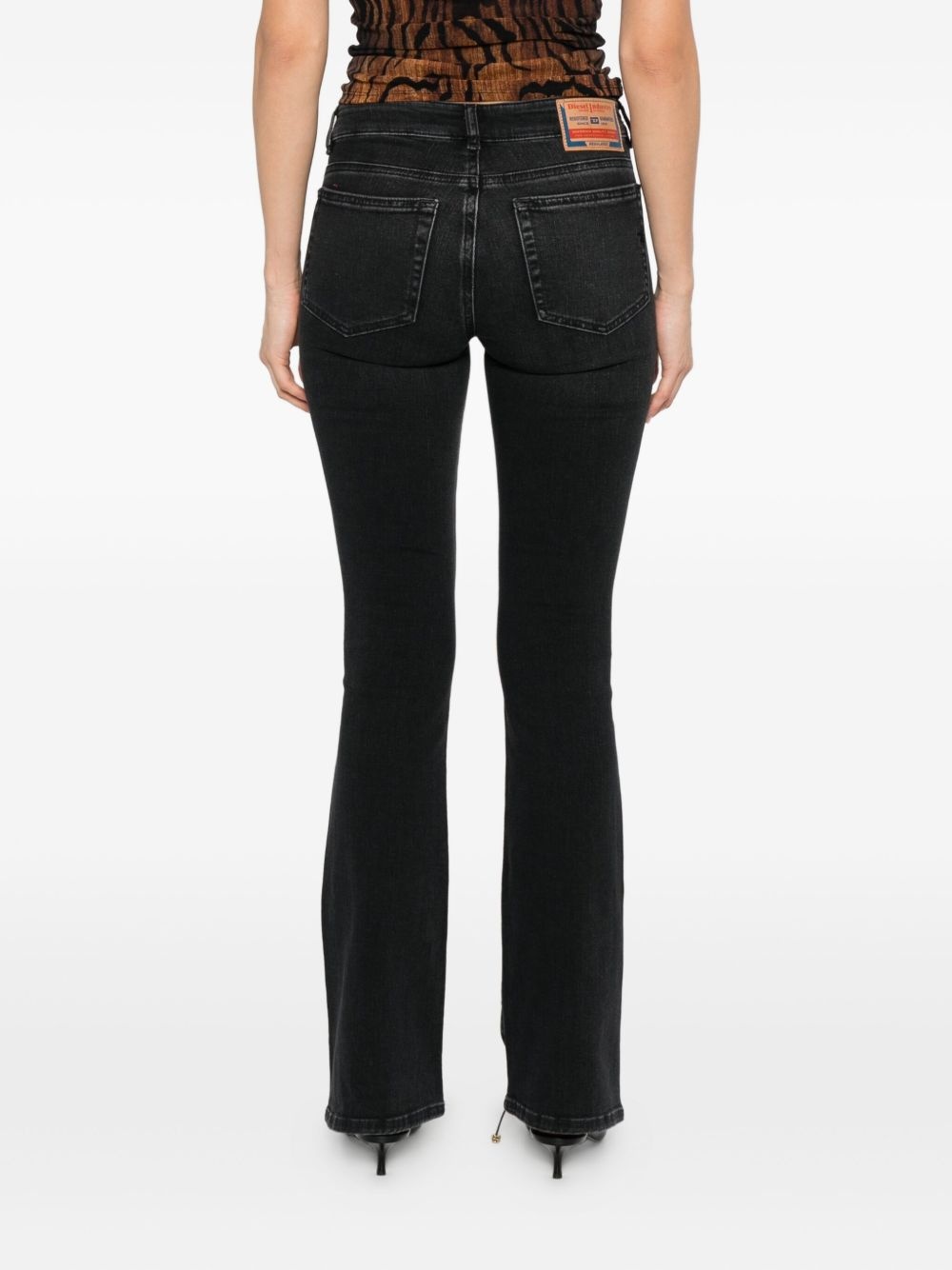 logo-tag jeans - 4
