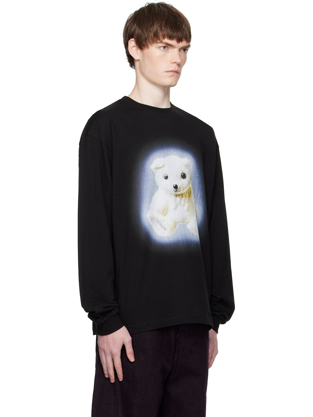 Black Glow Teddy Long-Sleeved T-shirt - 2