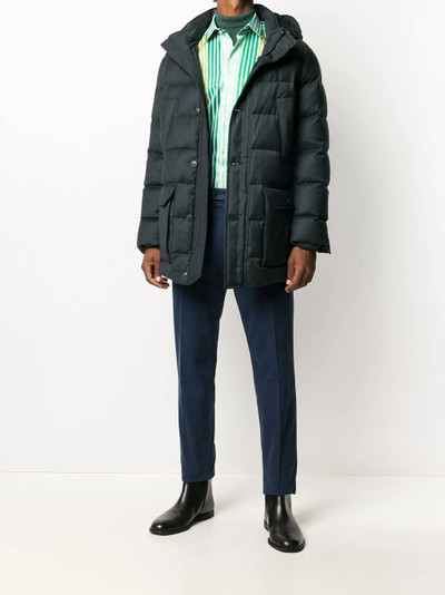 Etro padded mid-length coat outlook