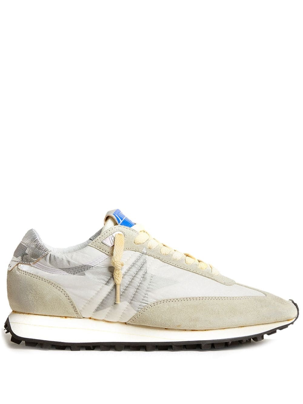 star-print lace-up sneakers - 1