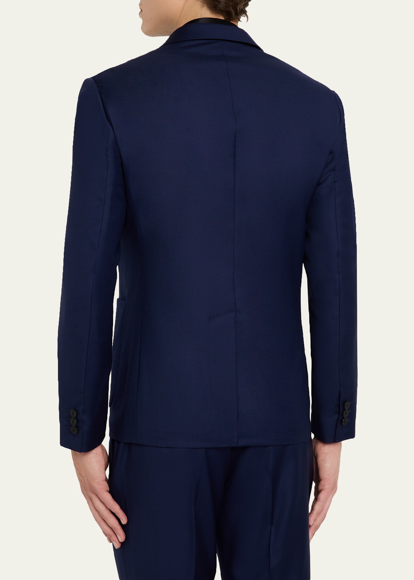 Men's Wool Single-Breasted Blazer - 3