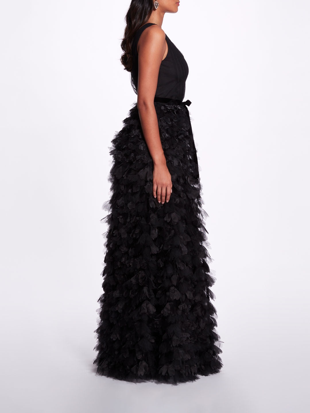 PLUNGING A-LINE GOWN - 2