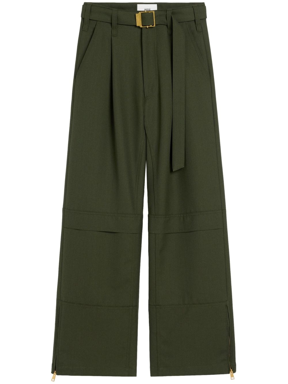 wool cargo pants - 1
