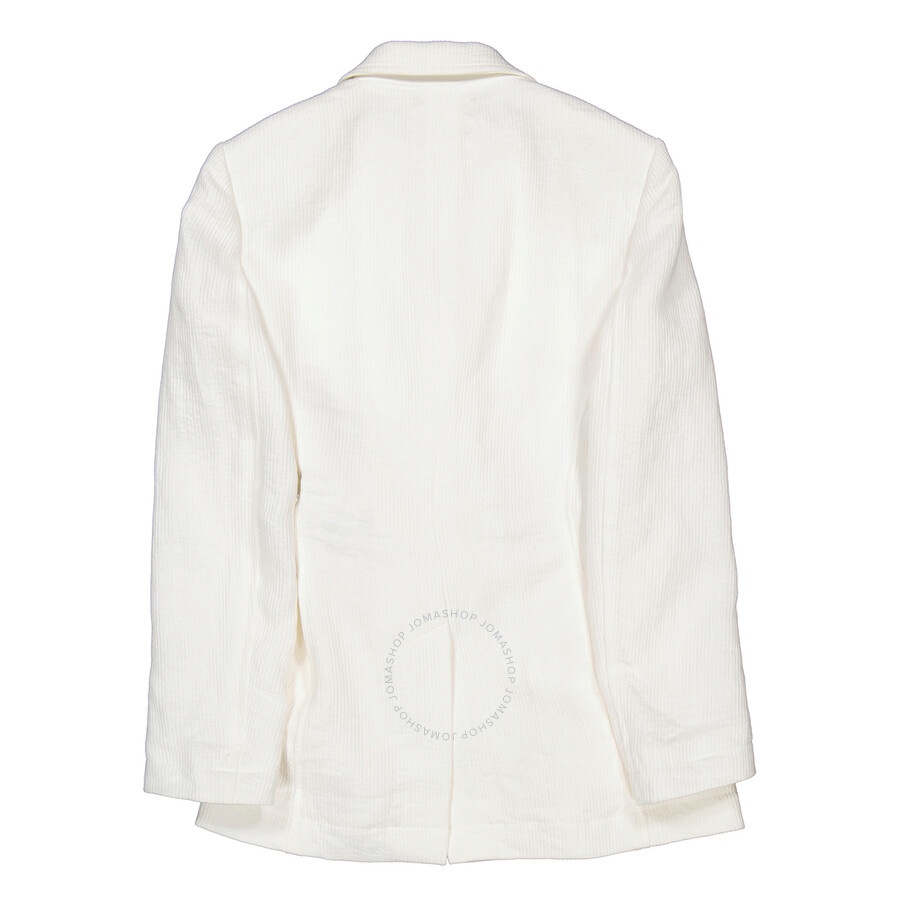 Chloe Ladies Iconic Milk Tie-Closure Tailored Linen Jacket - 2