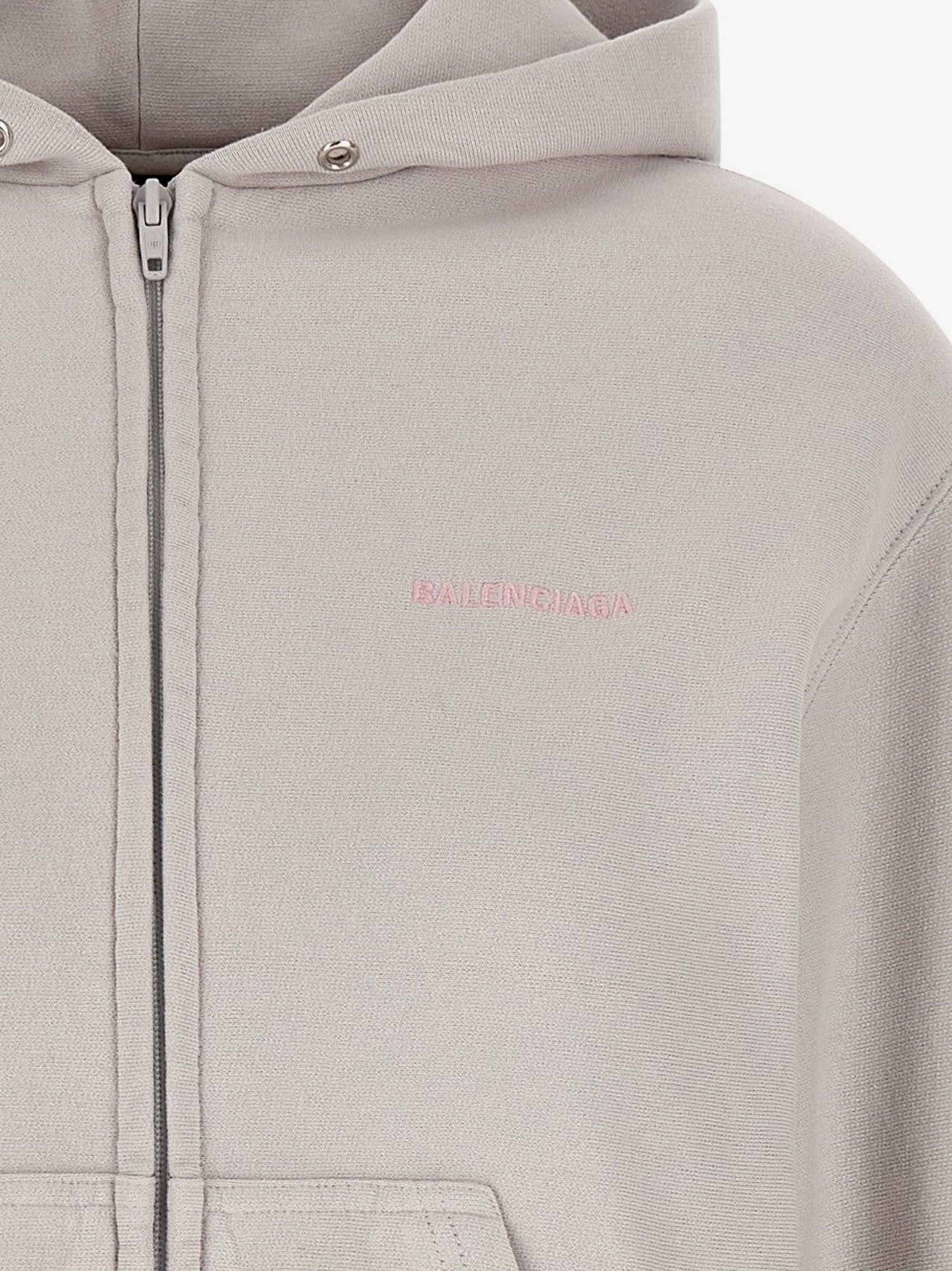 Balenciaga Cotton Hooded Sweatshirt - 3