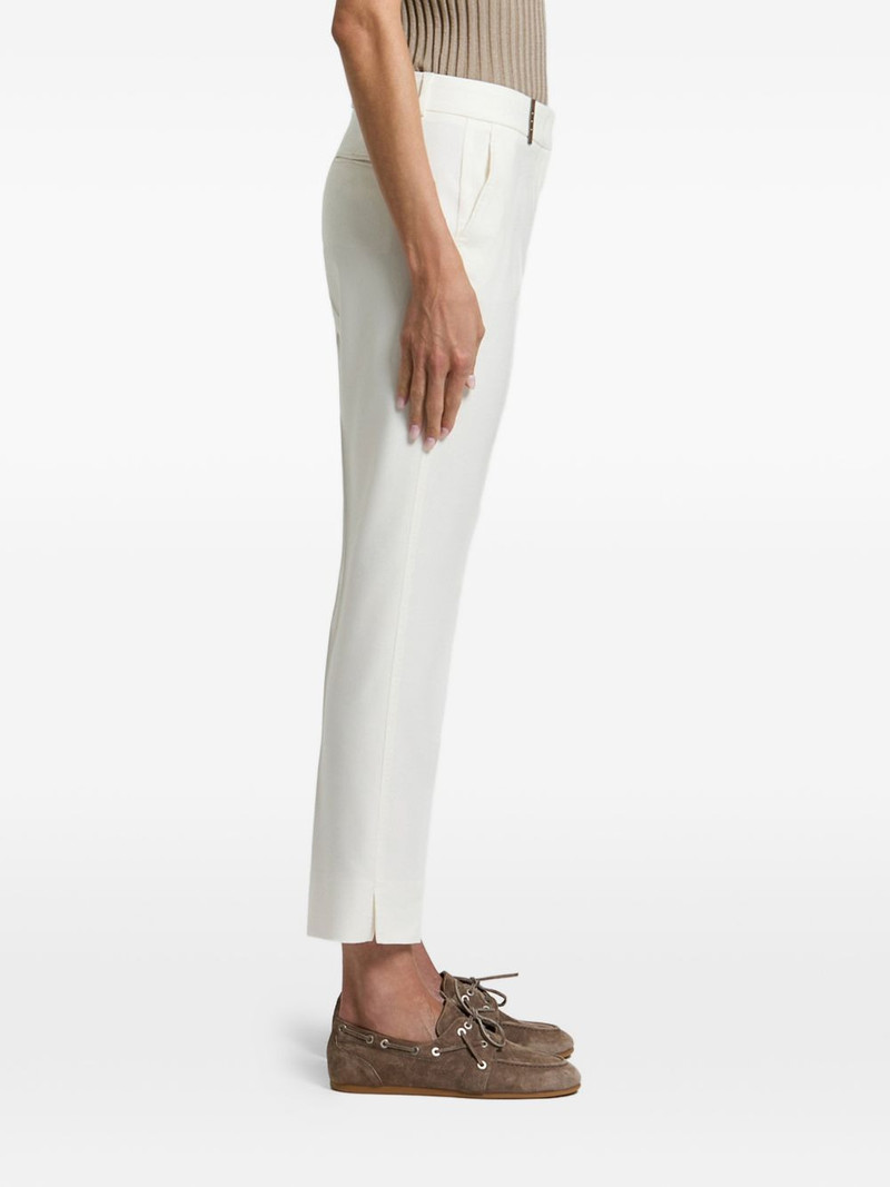 pressed-crease cropped trousers 1