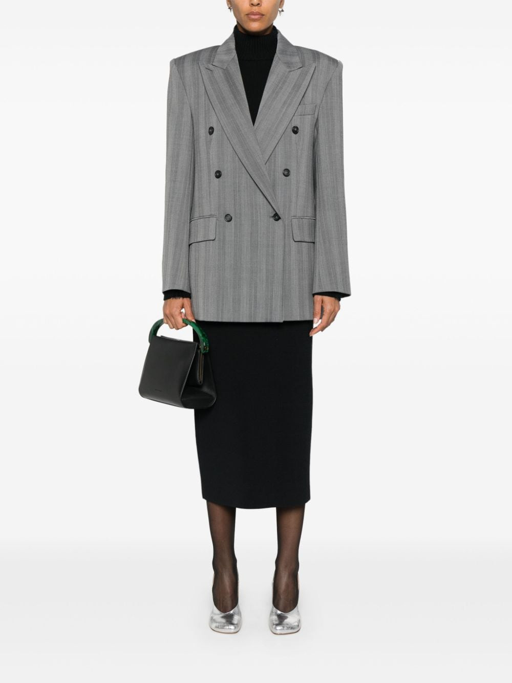 Sportmax Women Wool Double-Breasted Jacket - 5