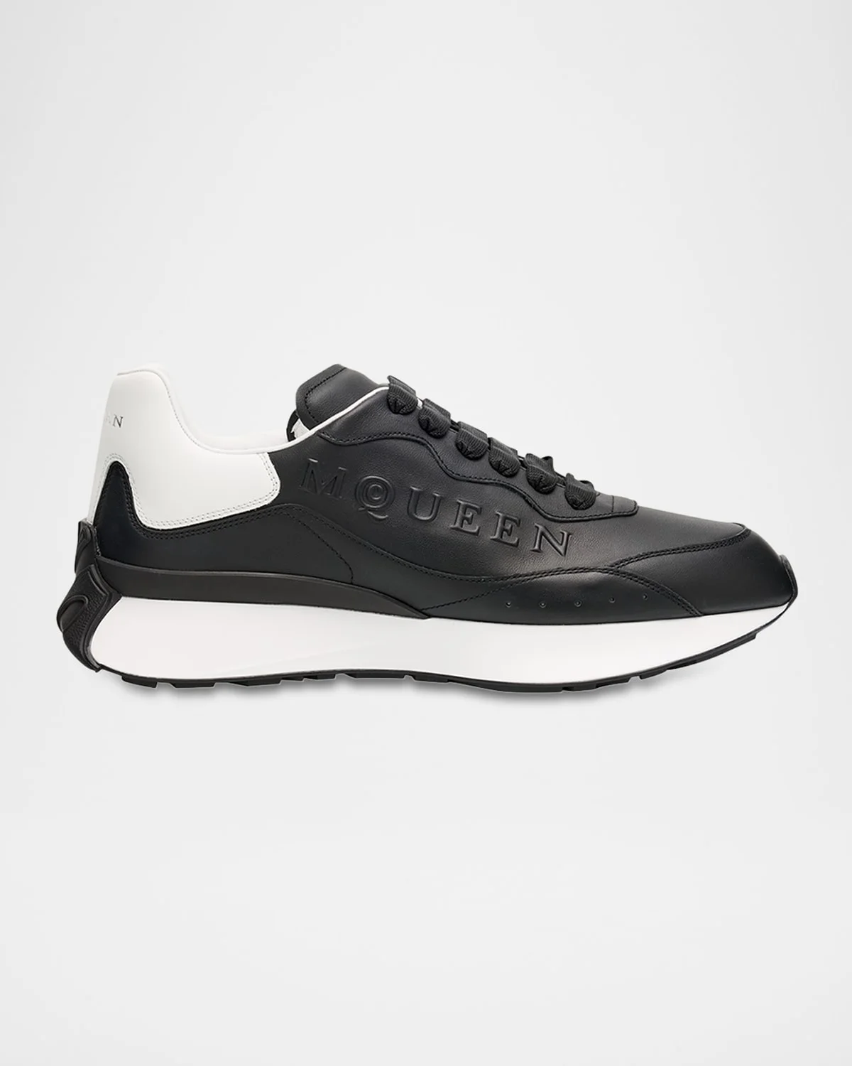 Men's Sprint Leather Runner Sneakers - 1