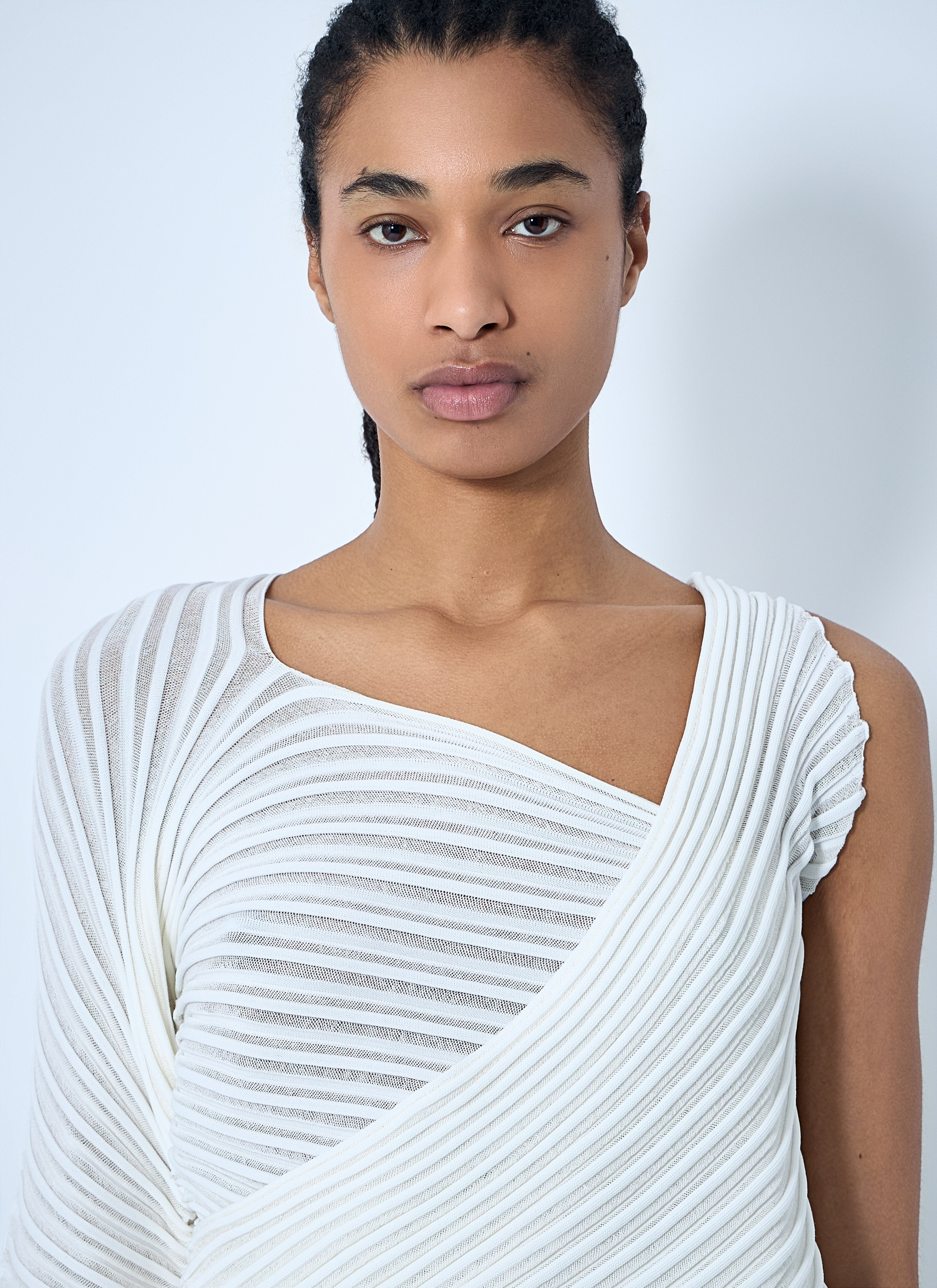 Issey Miyake Women Stream Knit Top - 5