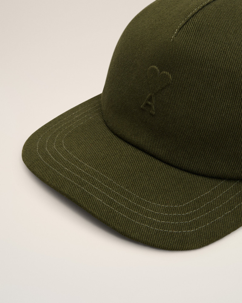 GREEN COTTON EMBOSSED AMI DE COEUR CAP 3