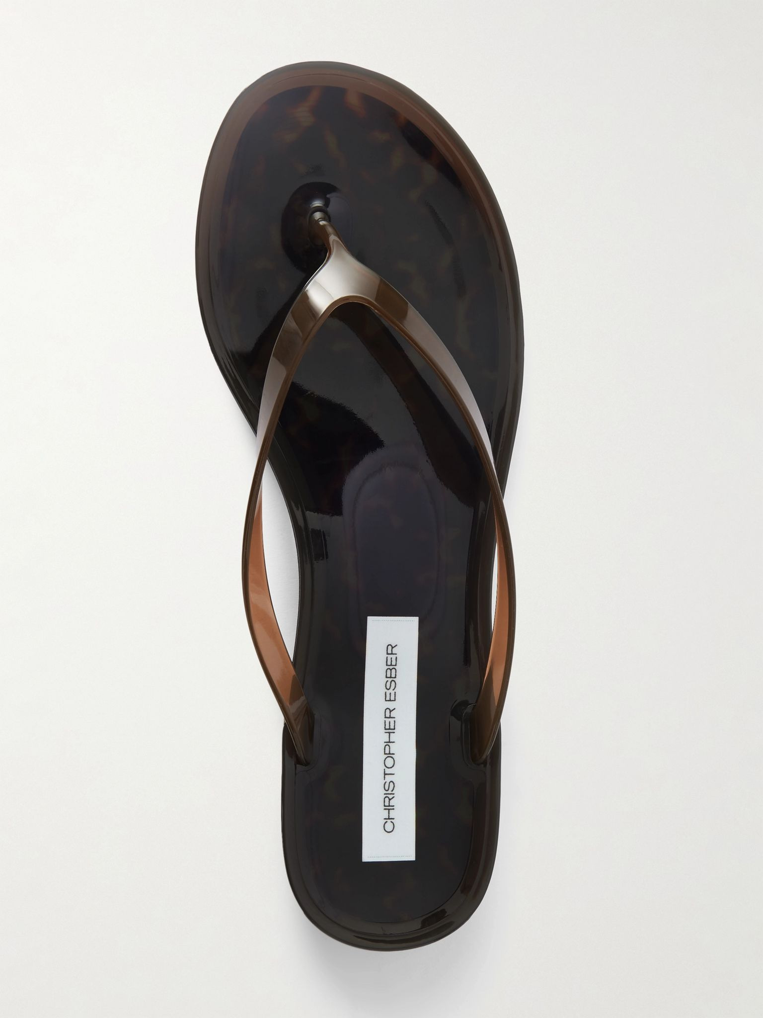 Jo PVC flip flops Tortoiseshell - 5