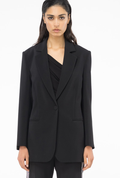 PINKO MONOCHROME STRETCH CREPE BLAZER outlook