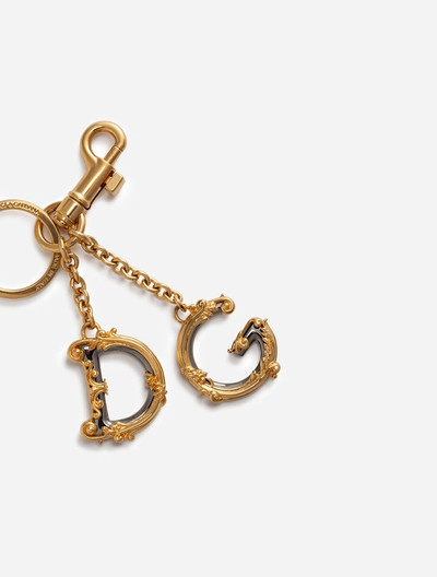 Dolce & Gabbana Metal baroque D&G keyring outlook