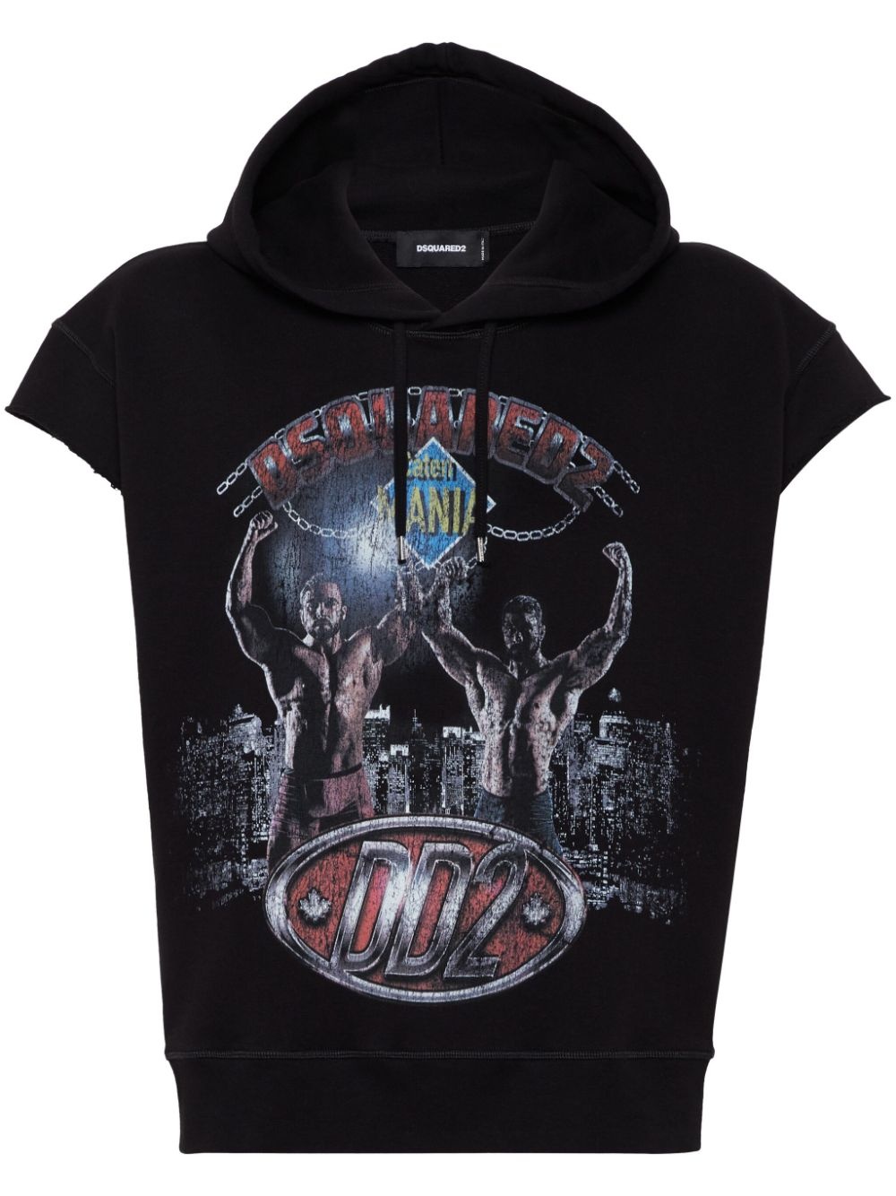 graphic-print hoodie - 1