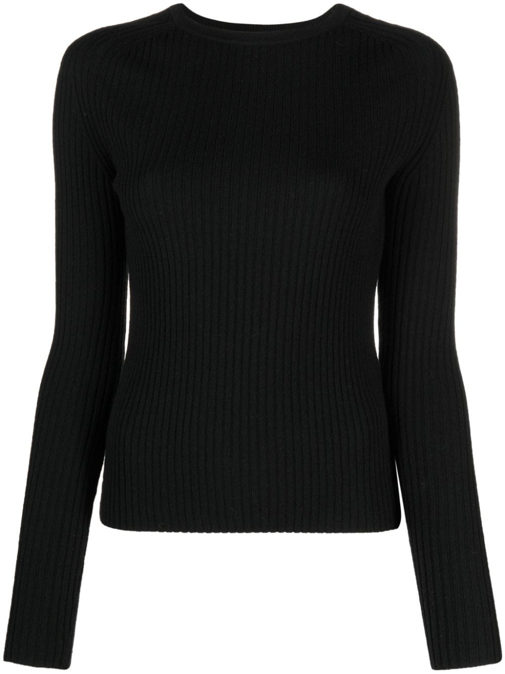 ribbd-knit jumper - 1