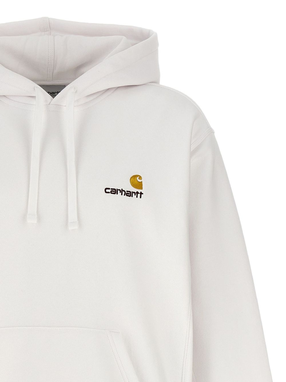 logo-embroidered kangaroo-pocket hoodie - 4