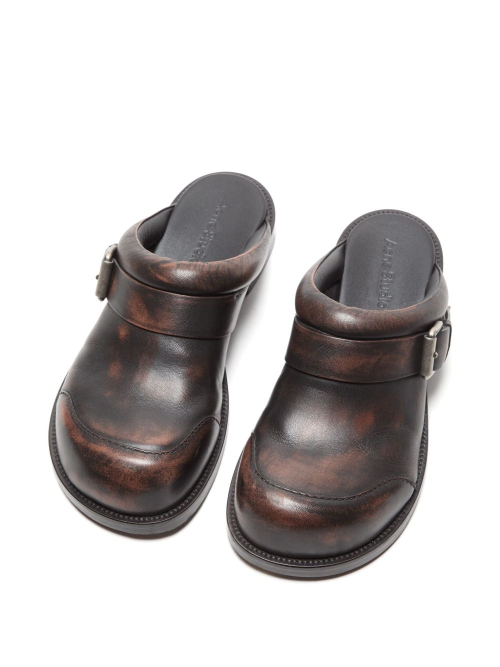 leather mules - 2
