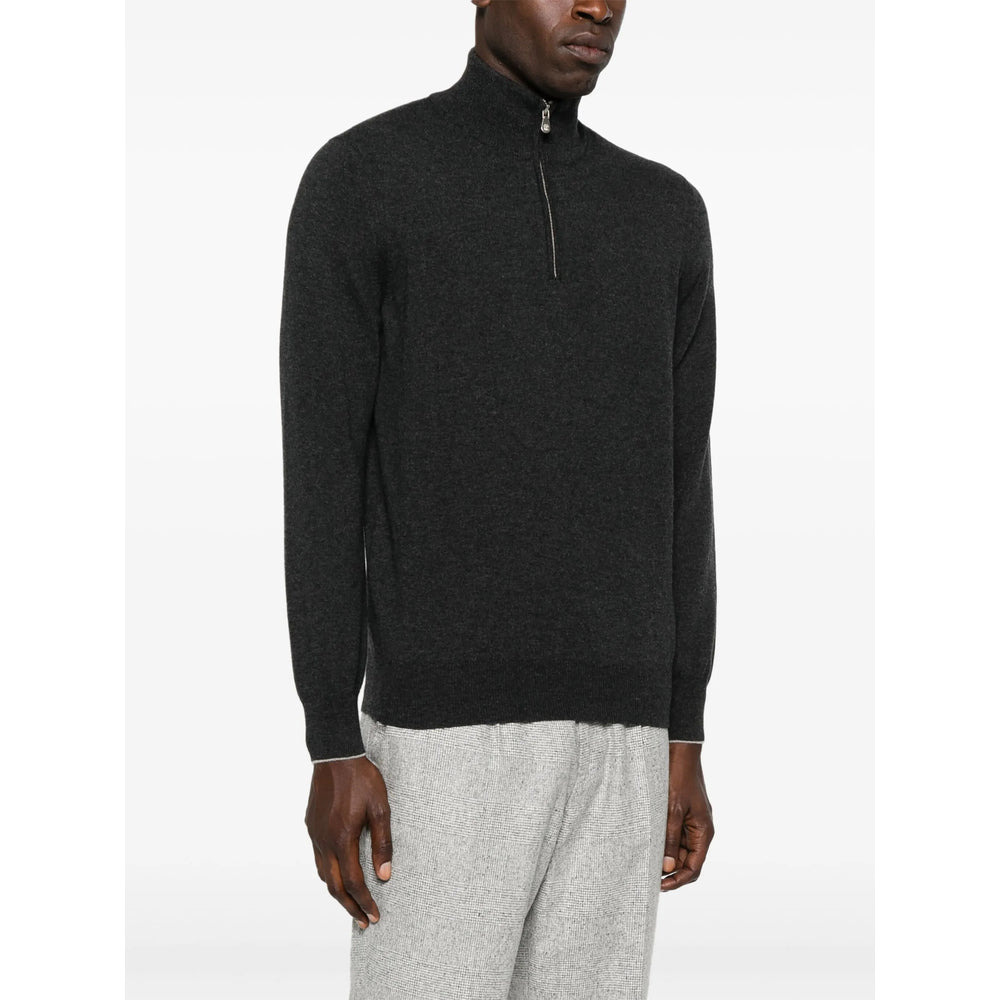 Brunello Cucinelli Grey Sweaters & Knitwear - Sweatshirts Men - 3