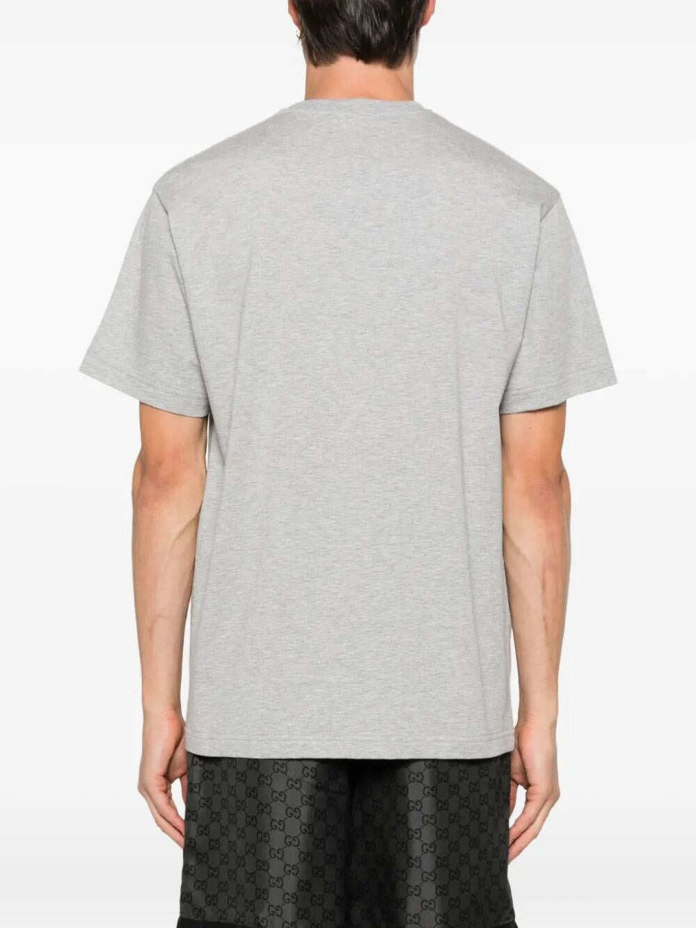 Gucci Men Short Sleeve Cotton Jersey T-Shirt - 3
