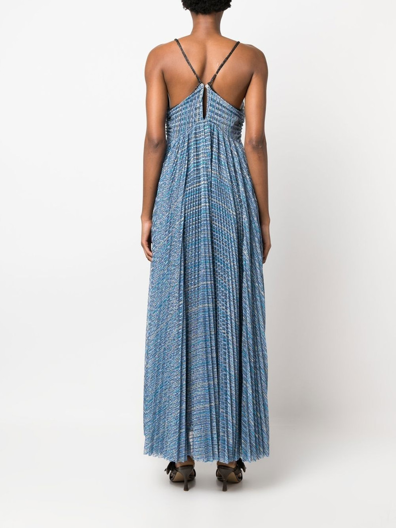 pleated empire-line dress 4