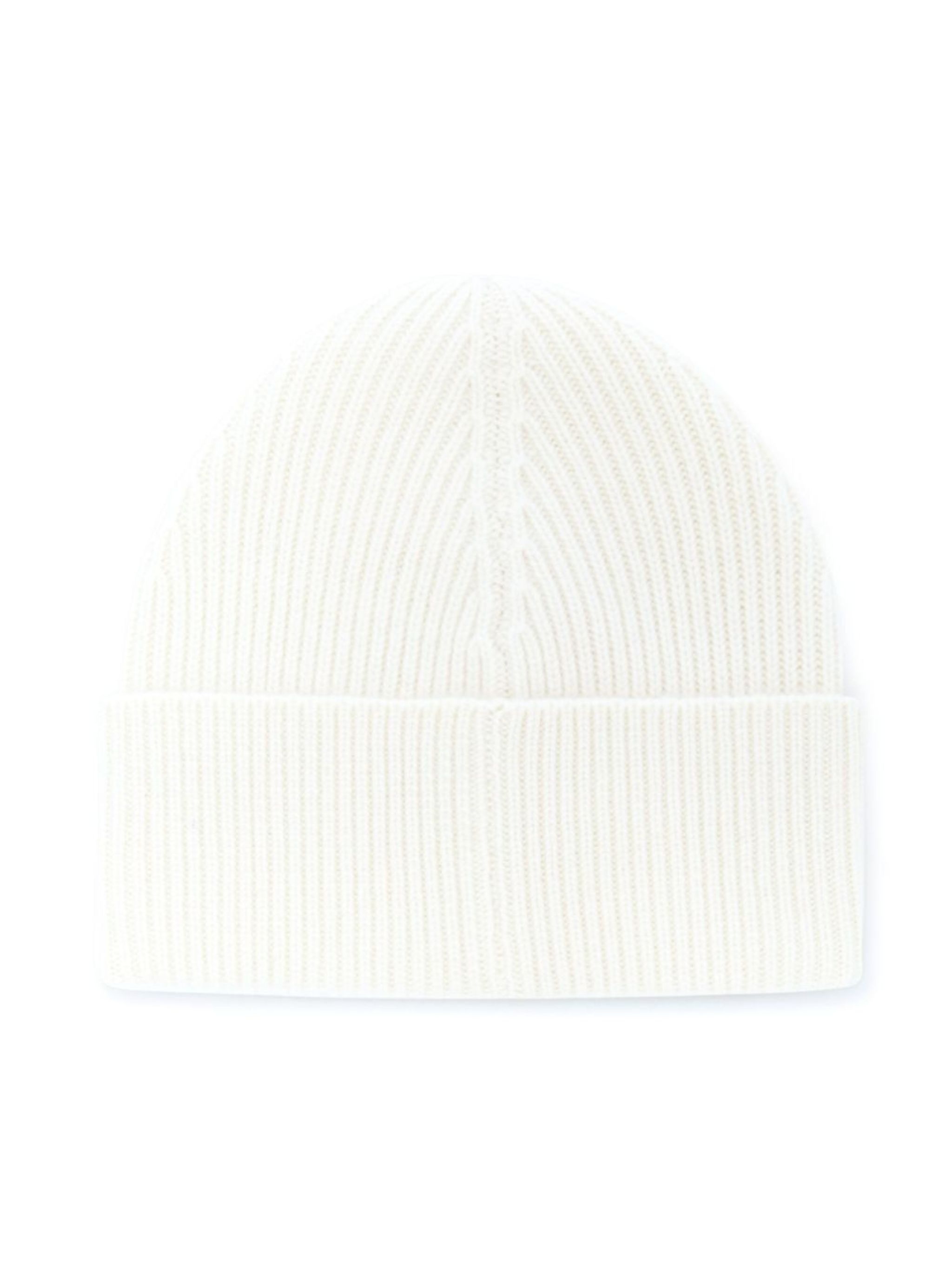logo-embroidered ribbed-knit wool-blend beanie - 2