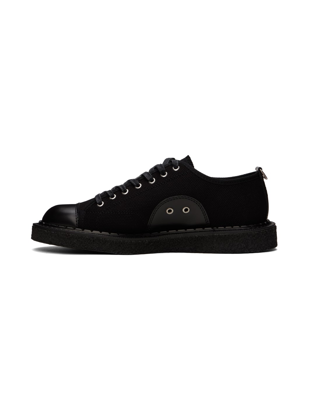 Black George Cox Edition Canvas Monkey Sneakers - 3