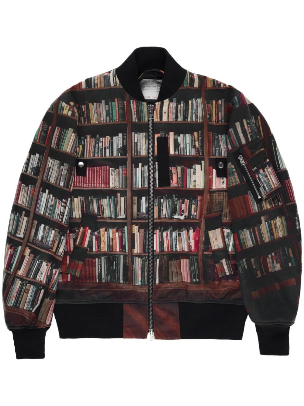 Interstellar photograph-print bomber jacket - 1