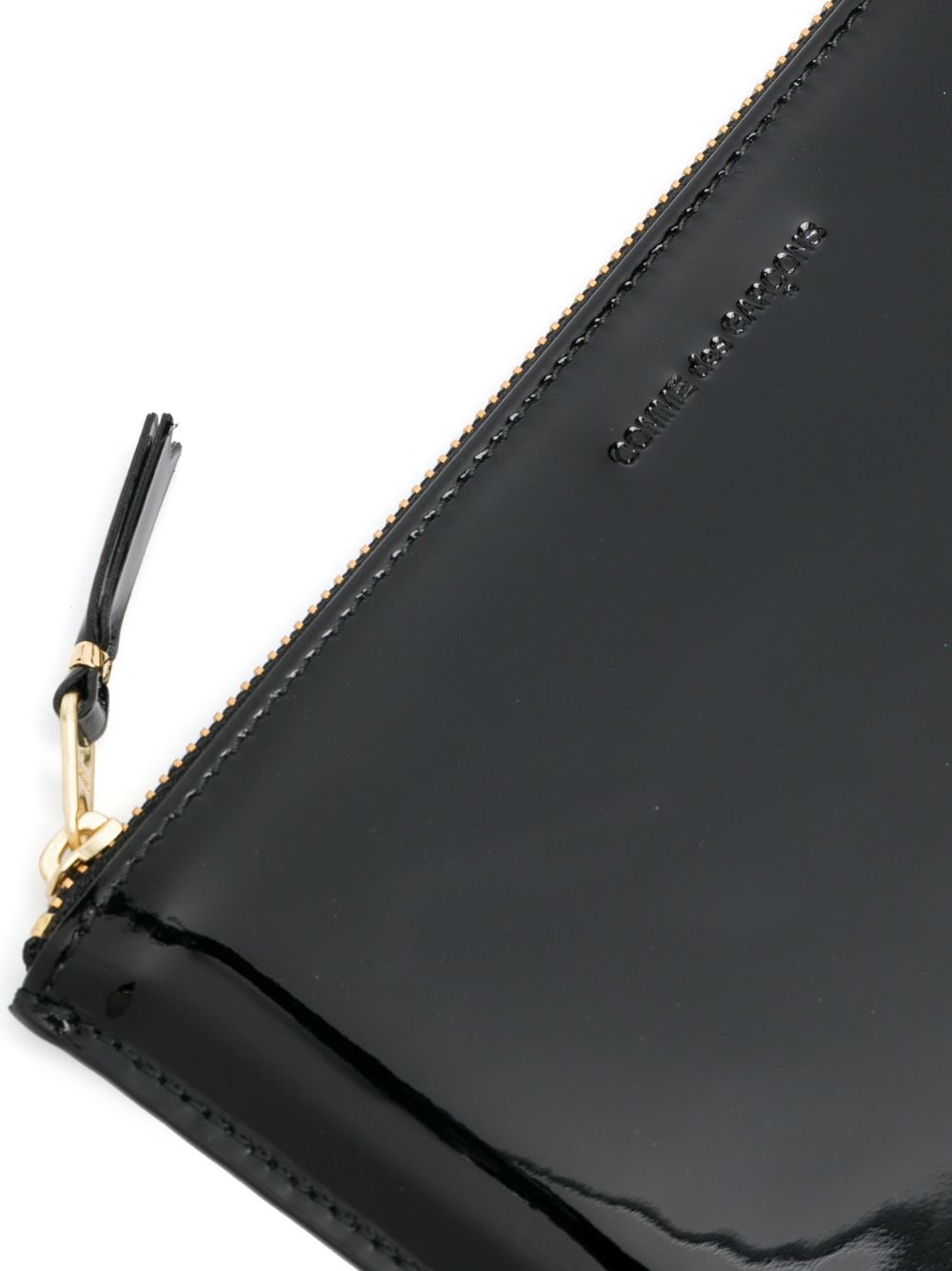 patent-finish clutch bag - 4