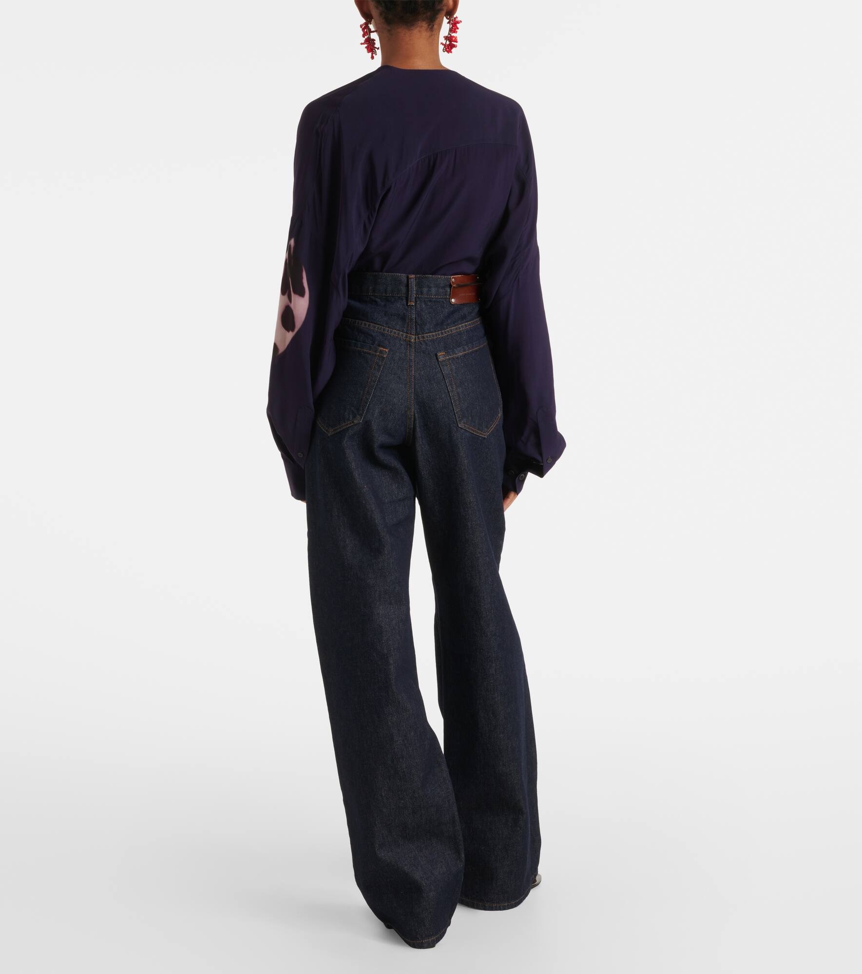 High-rise wide-leg jeans - 3