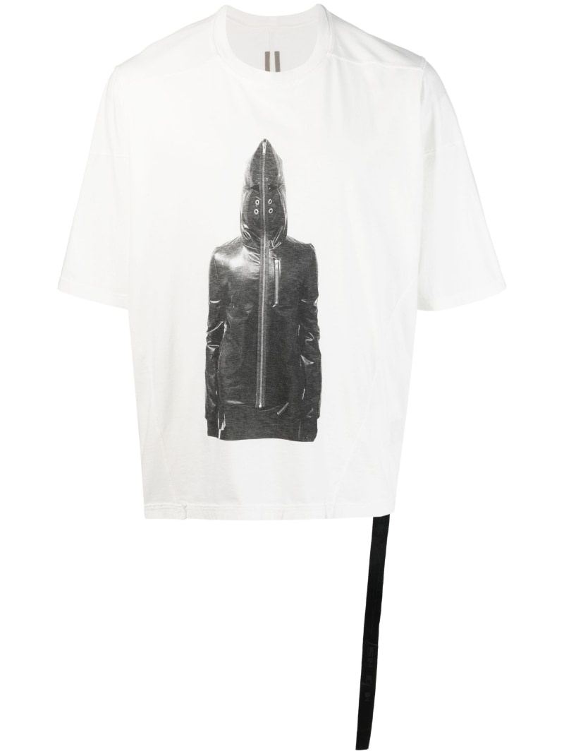 illustration-print cotton T-shirt - 1