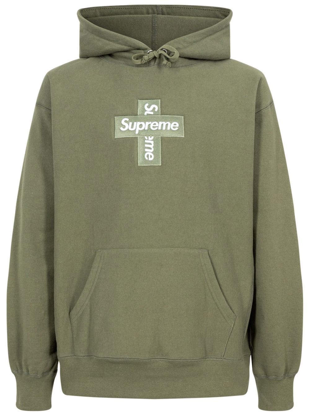 cross box logo hoodie - 1