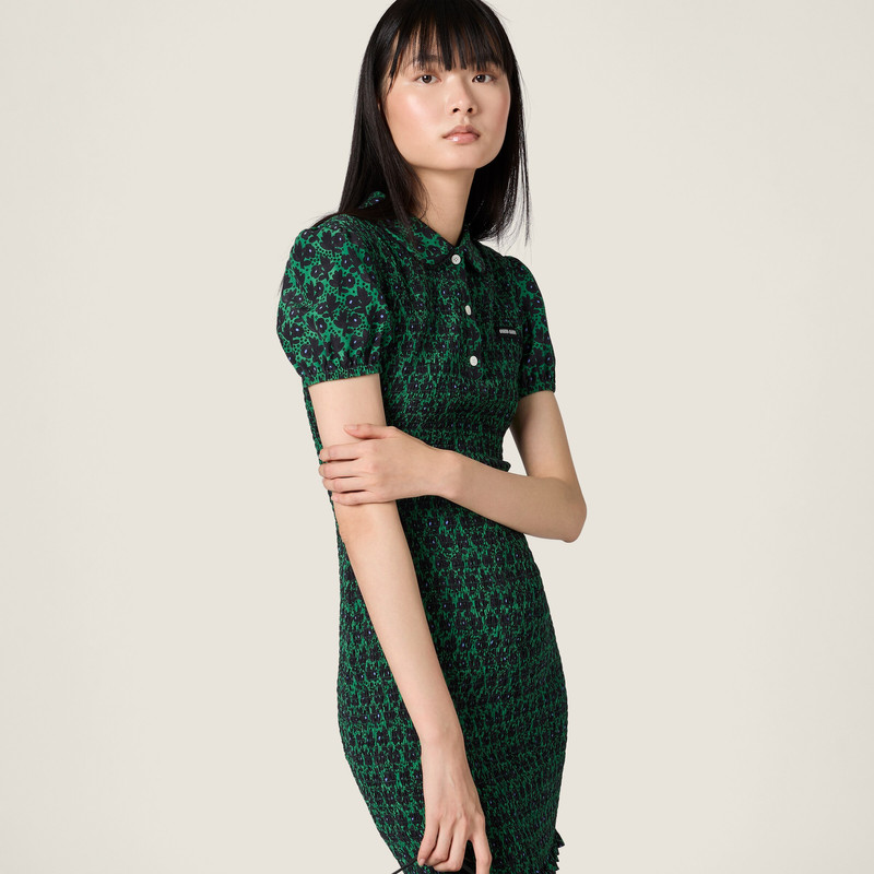 Crêpe de chine mini-dress 5