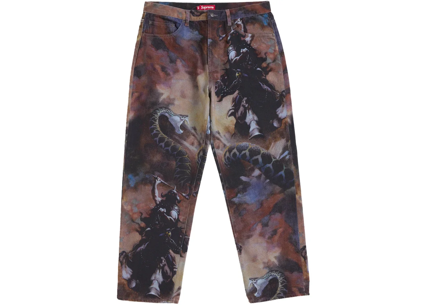 Supreme Frazetta Loose Fit Jean Multicolor - 1