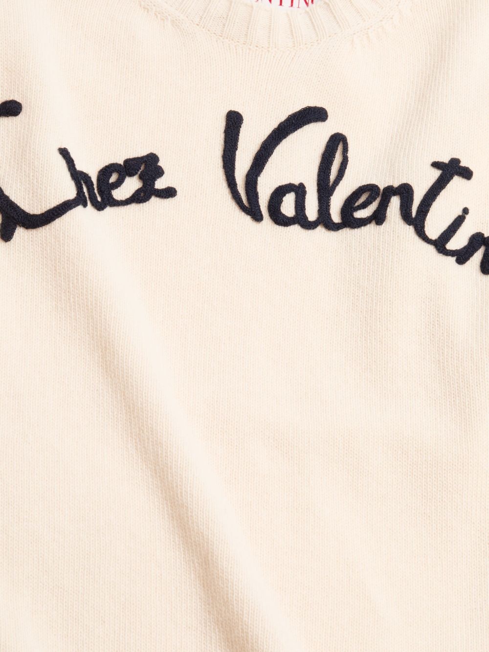 Chez Valentino-embroidered sweater - 7