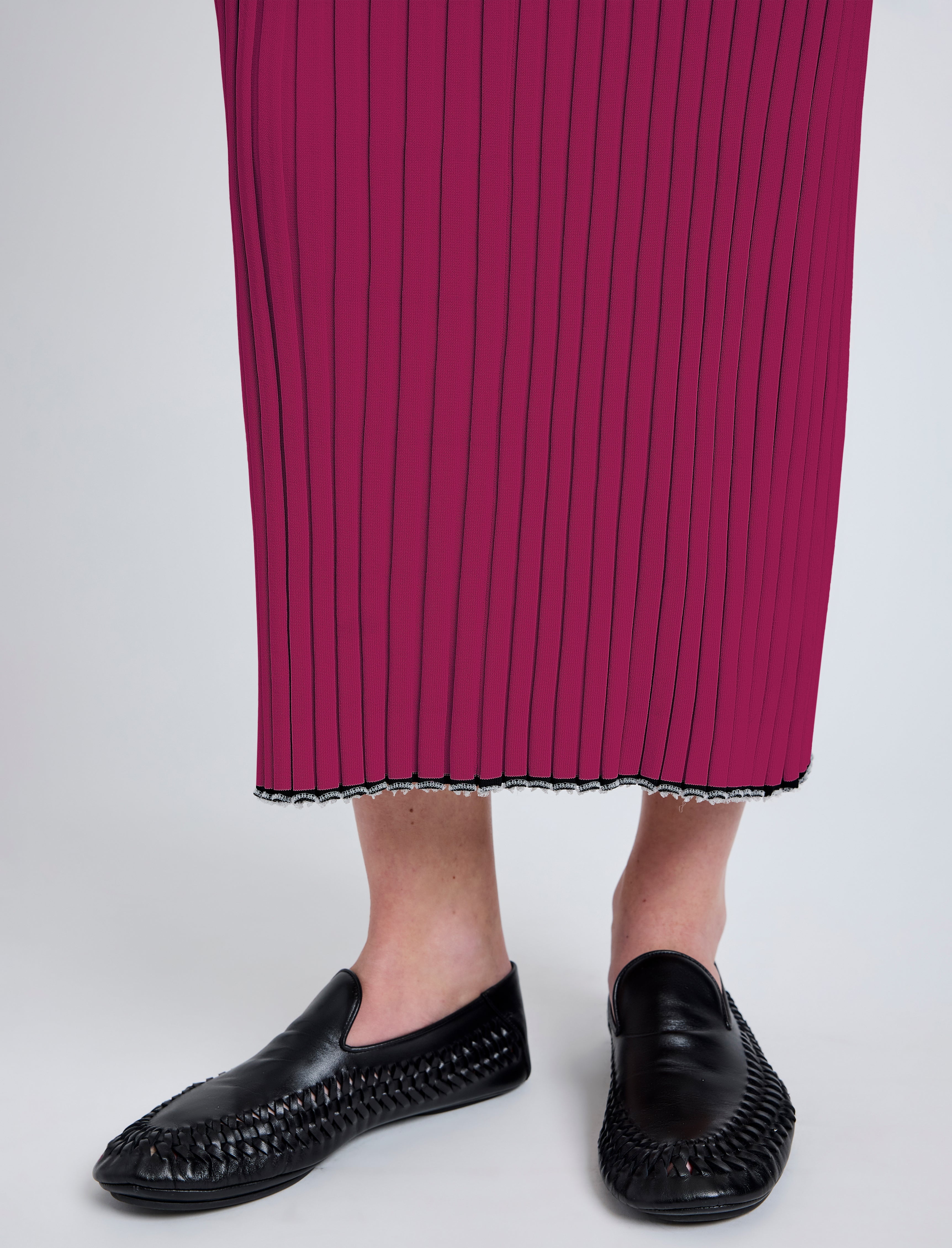 Maia Dress in Midweight Viscose Rib - 5