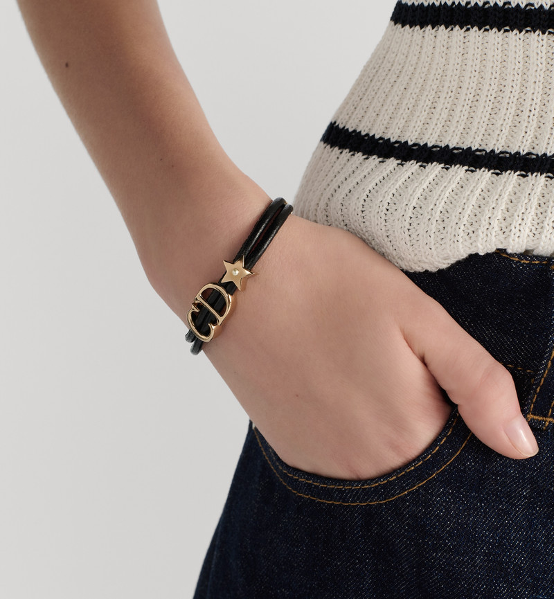 Dior Dior Saddle Leather Bracelet outlook