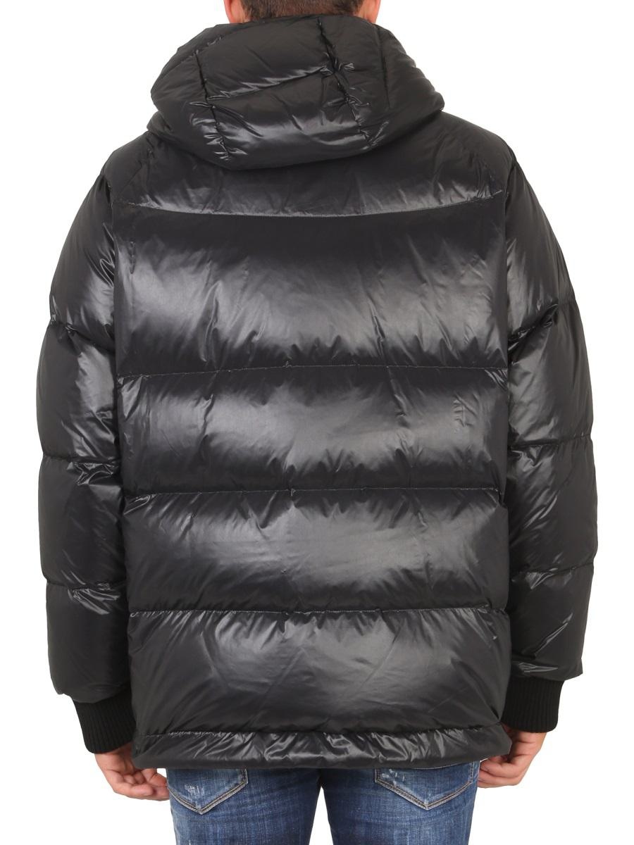 DSQUARED2 DOWN JACKET WITH LOGO PRINT - 3