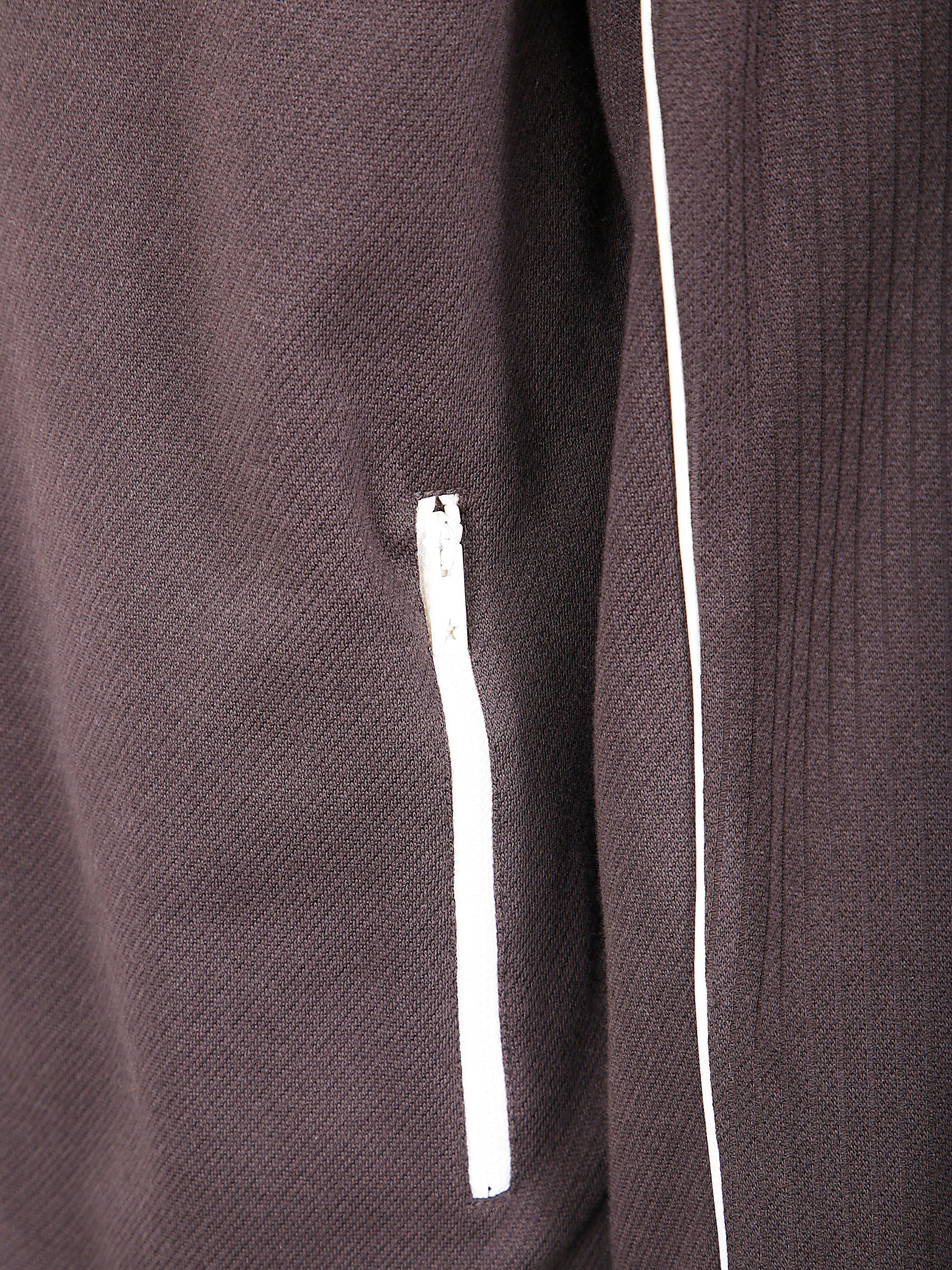 Golden Goose Men "Journey" Unisex Zipped Track Jacket Blend Cotton Flat Rib Jersey With Piping And L - 3
