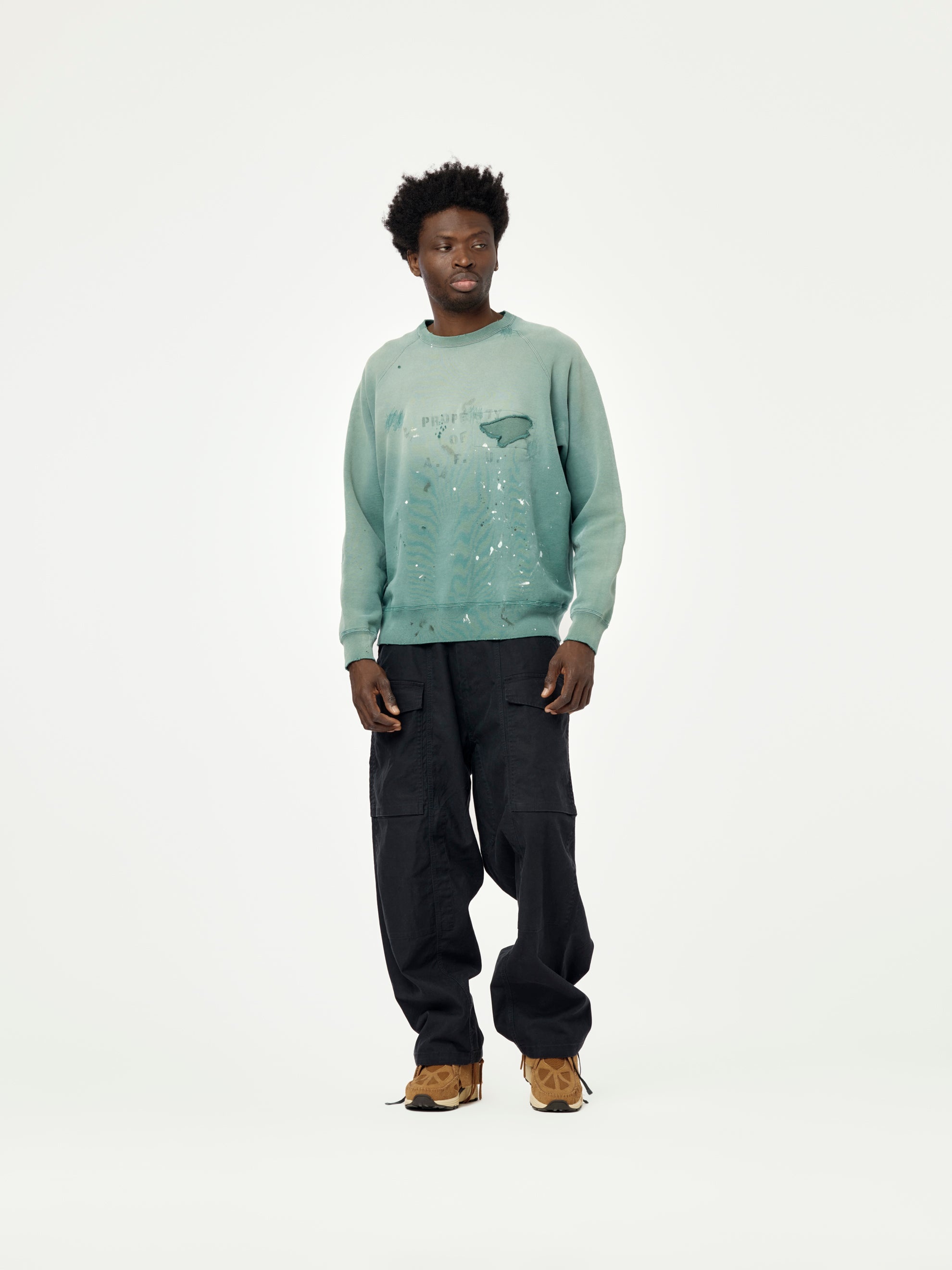 VINTAGE SWEATSHIRT (GREEN) - 7