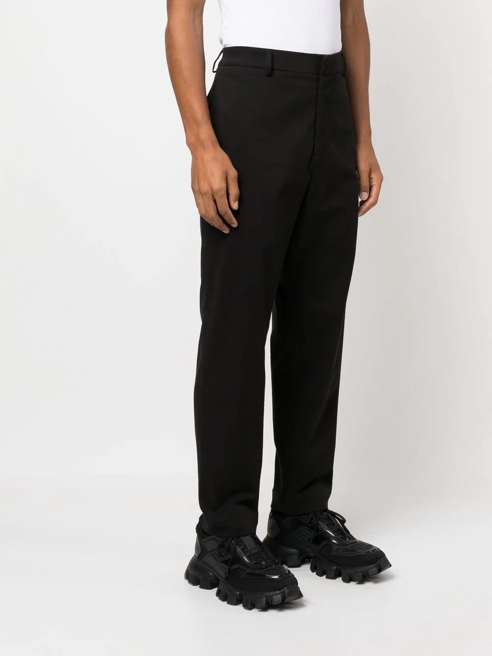 straight-leg cut trousers - 3