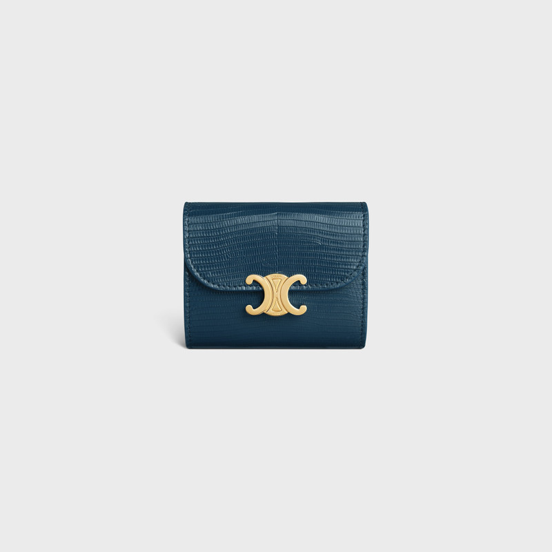 Small Flap Wallet TRIOMPHE IN LIZARD 1